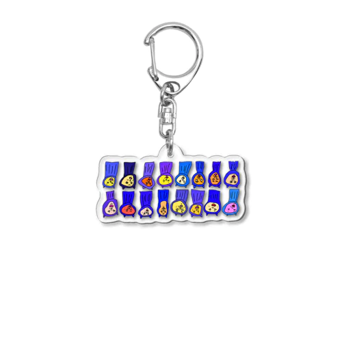 16人 Acrylic Key Chain