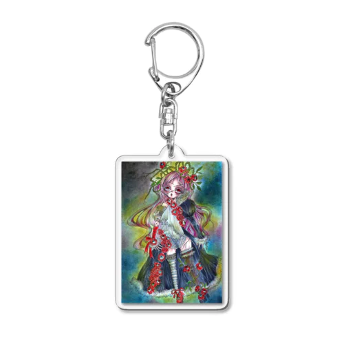 薔薇の魔女ルージュちゃん。 Acrylic Key Chain