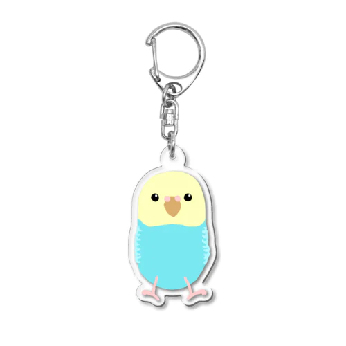 セキセイインコ Acrylic Key Chain