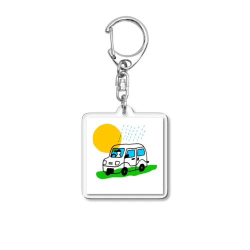 ぽかぽか日曜日 Acrylic Key Chain