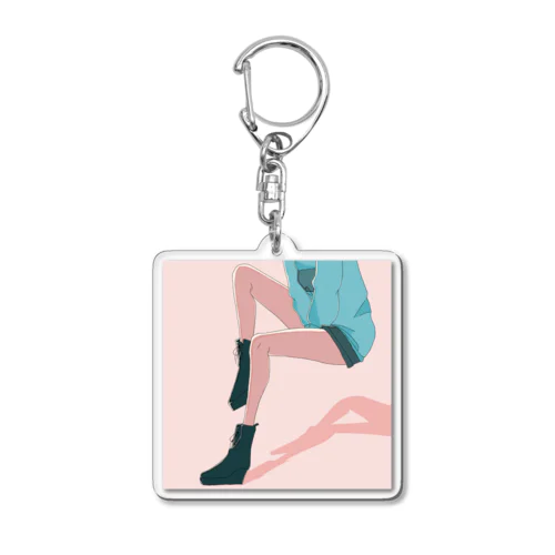 ベビーピンクゆかちゃ Acrylic Key Chain