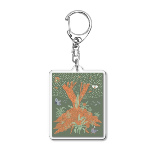 POPOPOP - ミナミノモリ Acrylic Key Chain