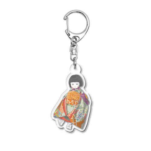 市松人形　茜 Acrylic Key Chain