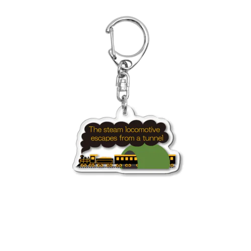 スチームトレイン Acrylic Key Chain