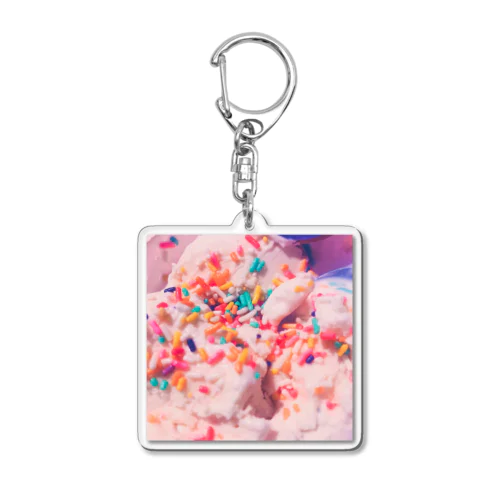 カラフルチョコスプレー Acrylic Key Chain