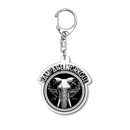 RampageWorkout Accessories  Acrylic Key Chain