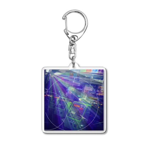 でんわ Acrylic Key Chain