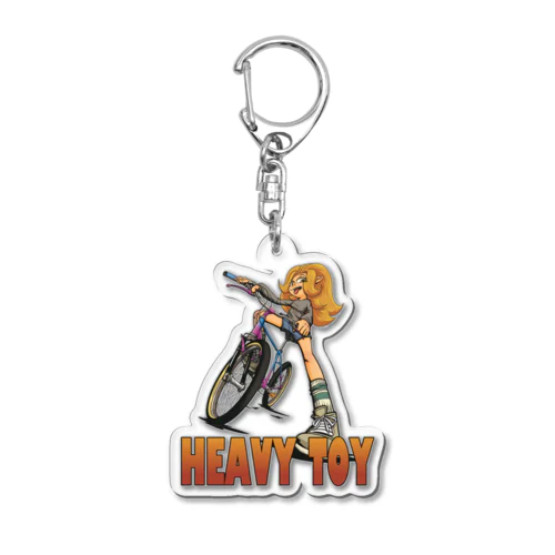 "HEAVY TOY” Acrylic Key Chain