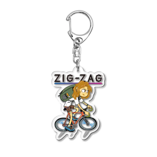 “ZIG-ZAG” 2 Acrylic Key Chain