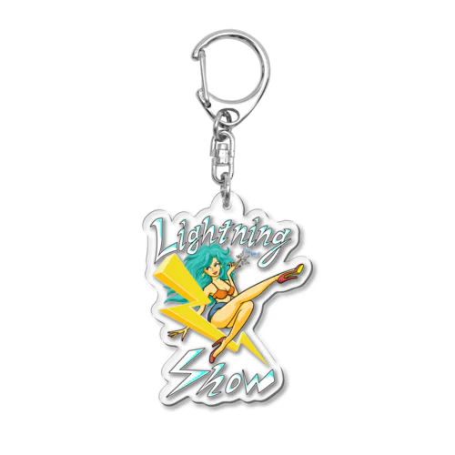 “Lightning Show” Acrylic Key Chain