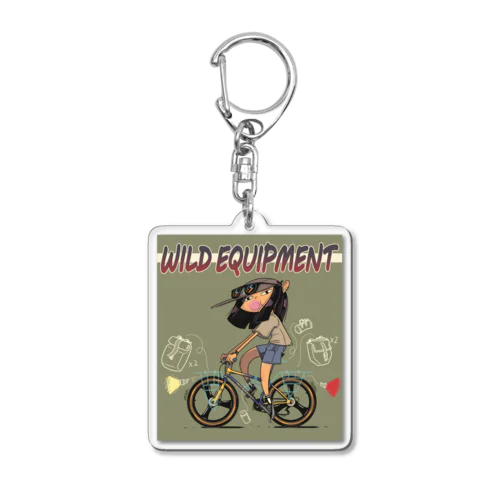 "WILD EQUIPMENT” Acrylic Key Chain