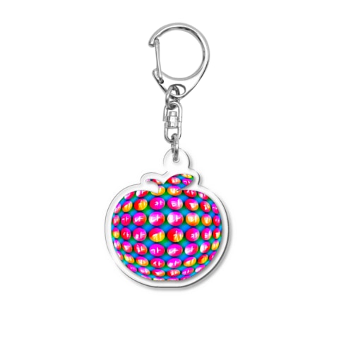 りんごスター　~ハングルシリーズ~ Acrylic Key Chain
