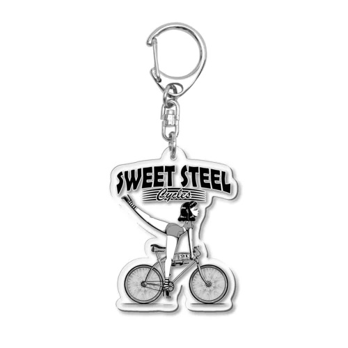 "SWEET STEEL Cycles" #1 Acrylic Key Chain