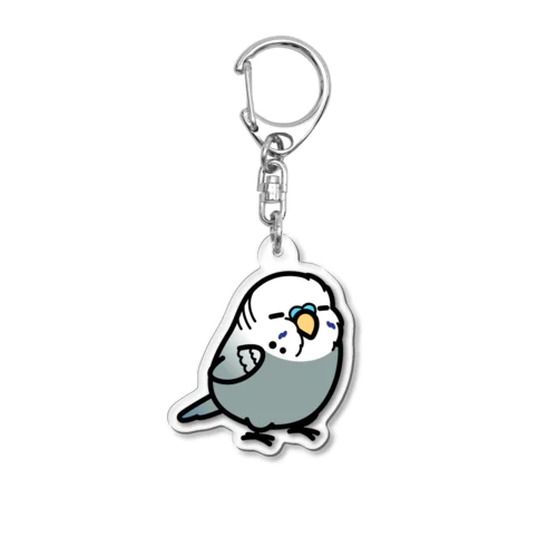 Chubby Bird 大型セキセイインコ アクリルキーホルダー