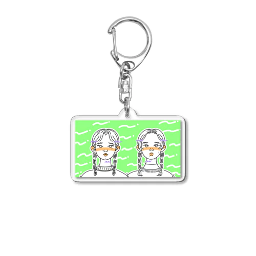 なみなみガールズ Acrylic Key Chain