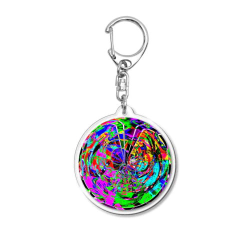 パターン005:crazy sphere Acrylic Key Chain