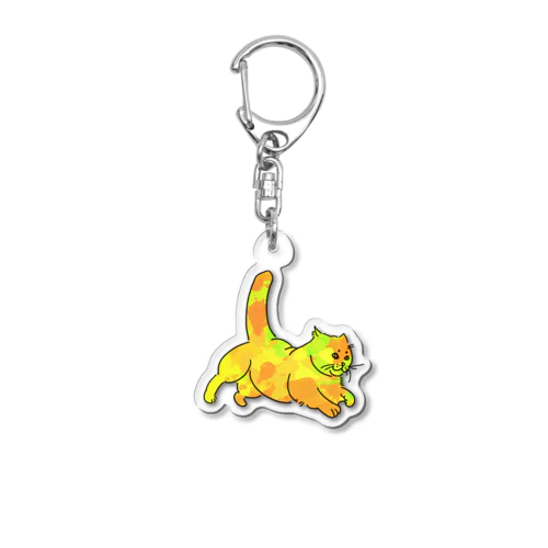 夜に急ぐ猫（単体） Acrylic Key Chain