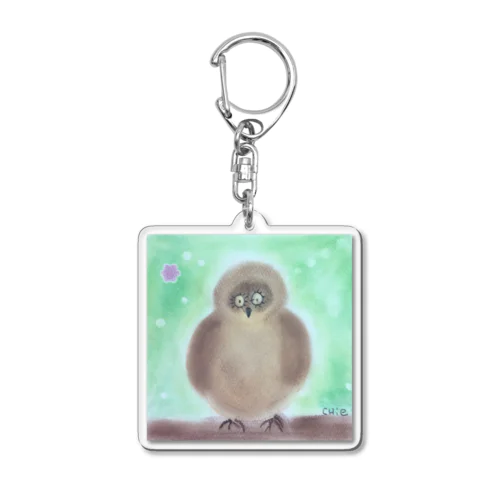 ふくろうのふくちゃん Acrylic Key Chain