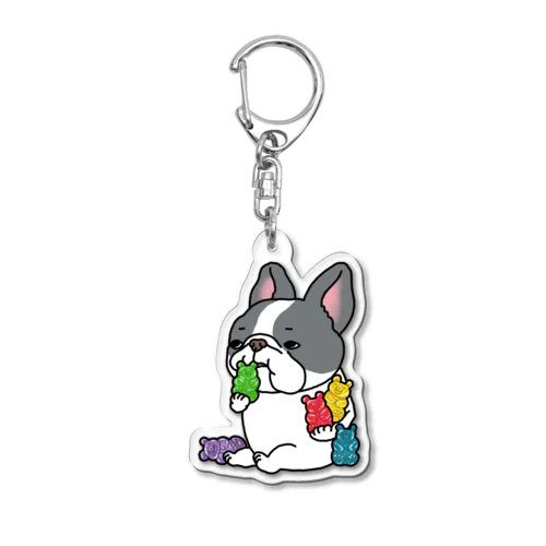 ガミィベア食べるフレブルちゃん。パイドちゃん。 Acrylic Key Chain