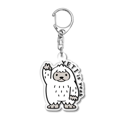 CT94　YETI is yeah*とうちゃん*S Acrylic Key Chain