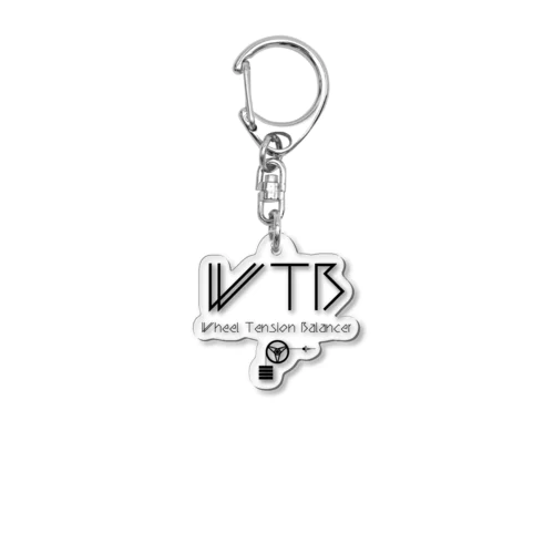 WTBのロゴ風 Acrylic Key Chain