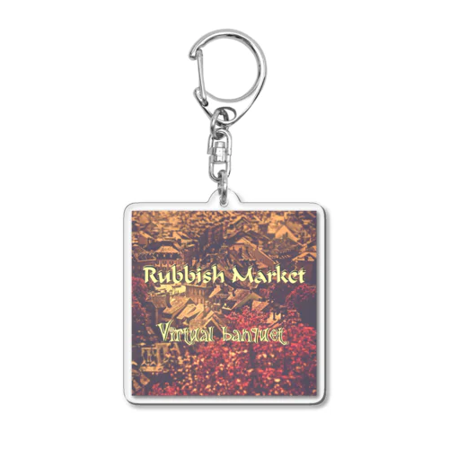 Rubbish Market Acrylic key chain Acrylic Key Chain