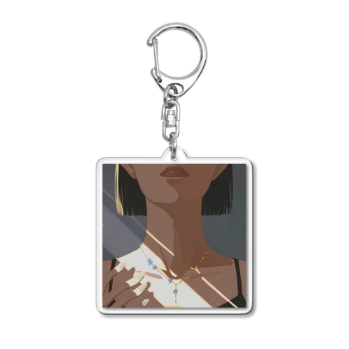 #01 sinsan Acrylic Key Chain