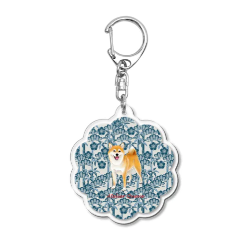 柴犬（松竹梅）Ⅲ Acrylic Key Chain