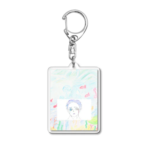 スカイブルースカイ　あぁ悲劇くん Acrylic Key Chain