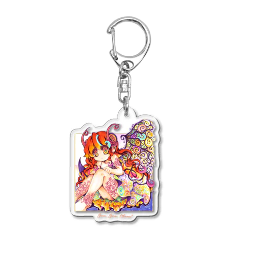 Guru Guru Akuma* - C Acrylic Key Chain