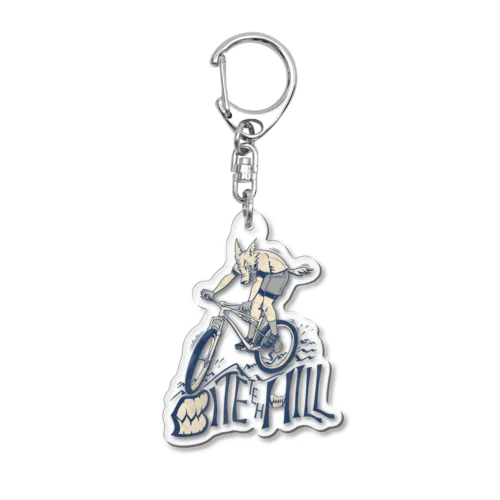 "BITE the HILL" Acrylic Key Chain