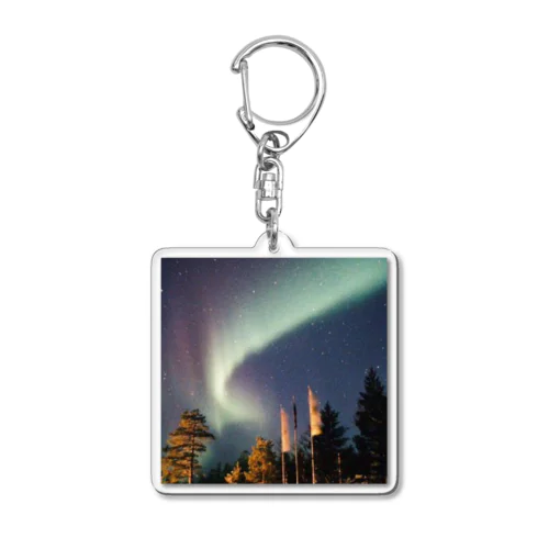 オーロラ＠Finland Acrylic Key Chain