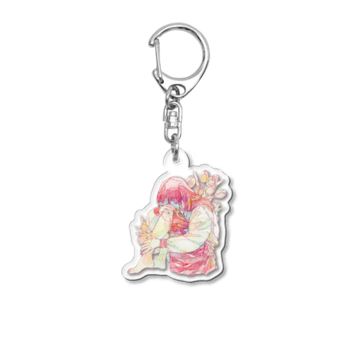 セーラーとチューリップ Acrylic Key Chain