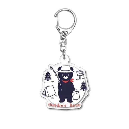 アウトドアベア Acrylic Key Chain