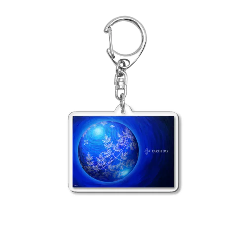 EARTH DAY Acrylic Key Chain