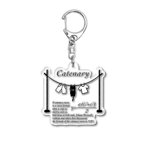 カテナリー曲線 Catenary Acrylic Key Chain