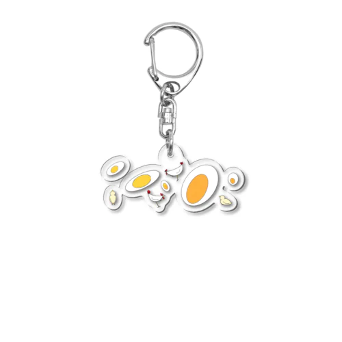 鶏が先か卵が先か Acrylic Key Chain