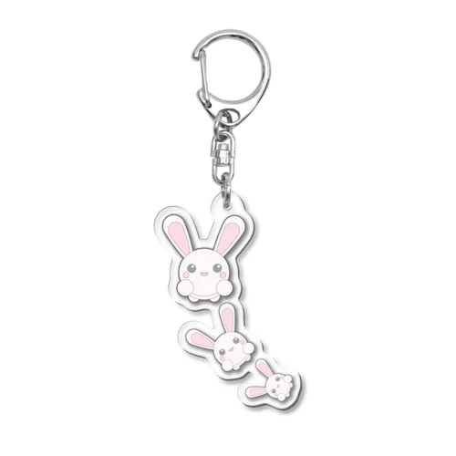 うさちゃん。 Acrylic Key Chain