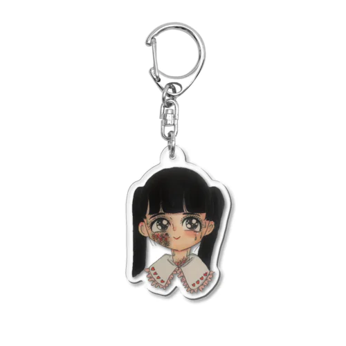 ツインテールの女の子 Acrylic Key Chain