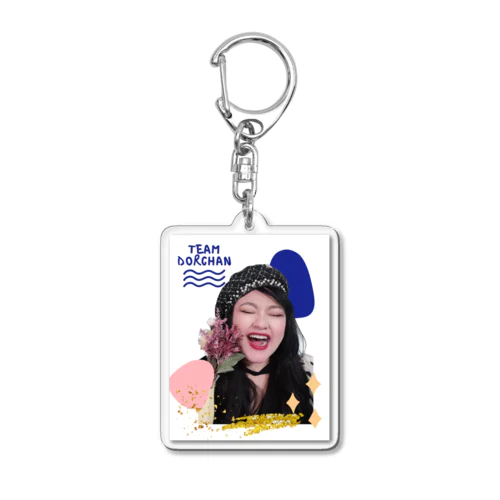 team♡ドルちゃん♡ Young forever ♡ Acrylic Key Chain