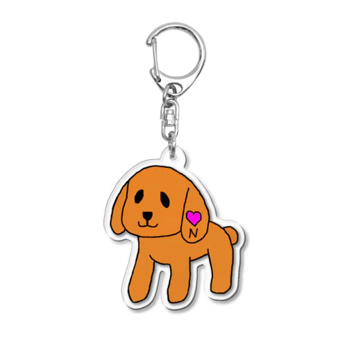 トイ・プードルのななぷーちゃん Acrylic Key Chain