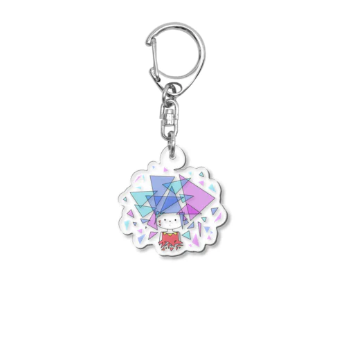 三角好きの病気 Acrylic Key Chain