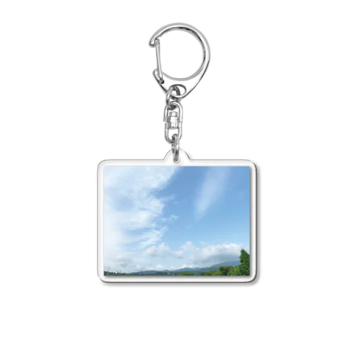 癒しの風景（空と雲） Acrylic Key Chain