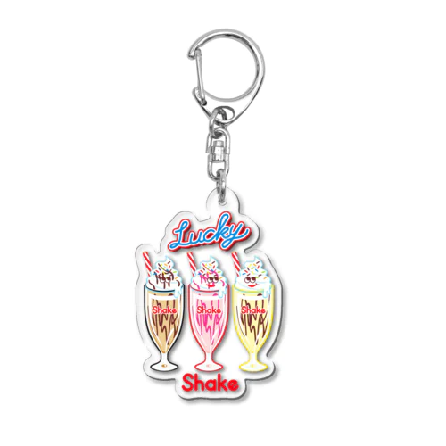 ラッキーシェイク Acrylic Key Chain