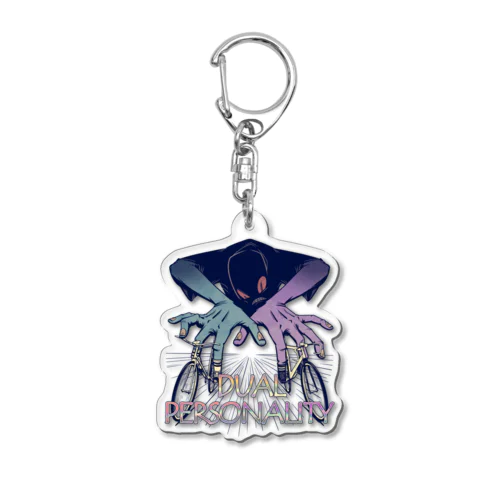 "DUAL PERSONALITY"(clr) #1 Acrylic Key Chain