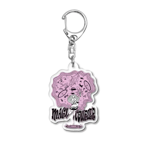 “MAGI COURIER” pink #1 Acrylic Key Chain