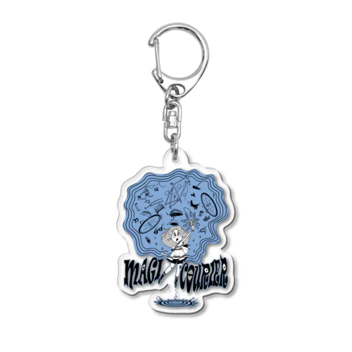 “MAGI COURIER” blue #1 Acrylic Key Chain