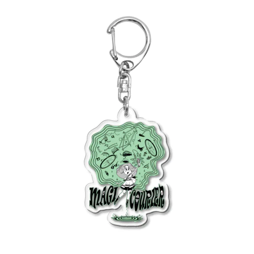 “MAGI COURIER” green #1 Acrylic Key Chain