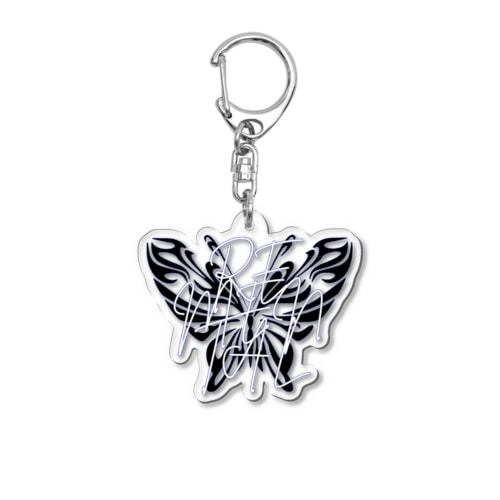 REMENTAL Butterfly Acrylic Key Chain