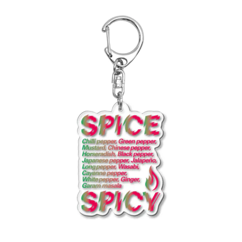 SPICE SPICY（Chili） アクリルキーホルダー